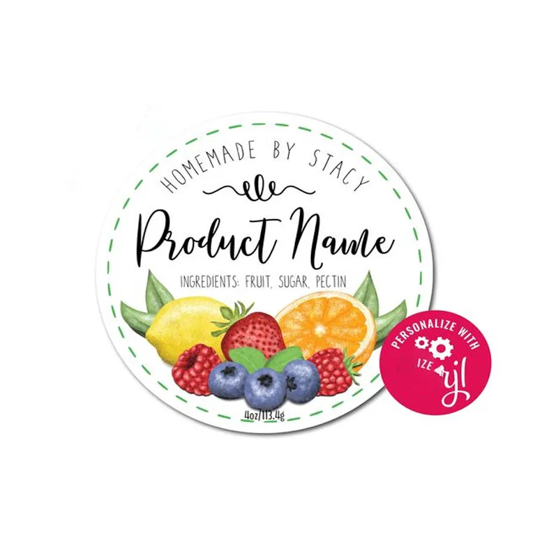 Wholesale Luxury OEM & ODM Manufacturer Custom Unique Circle Labels