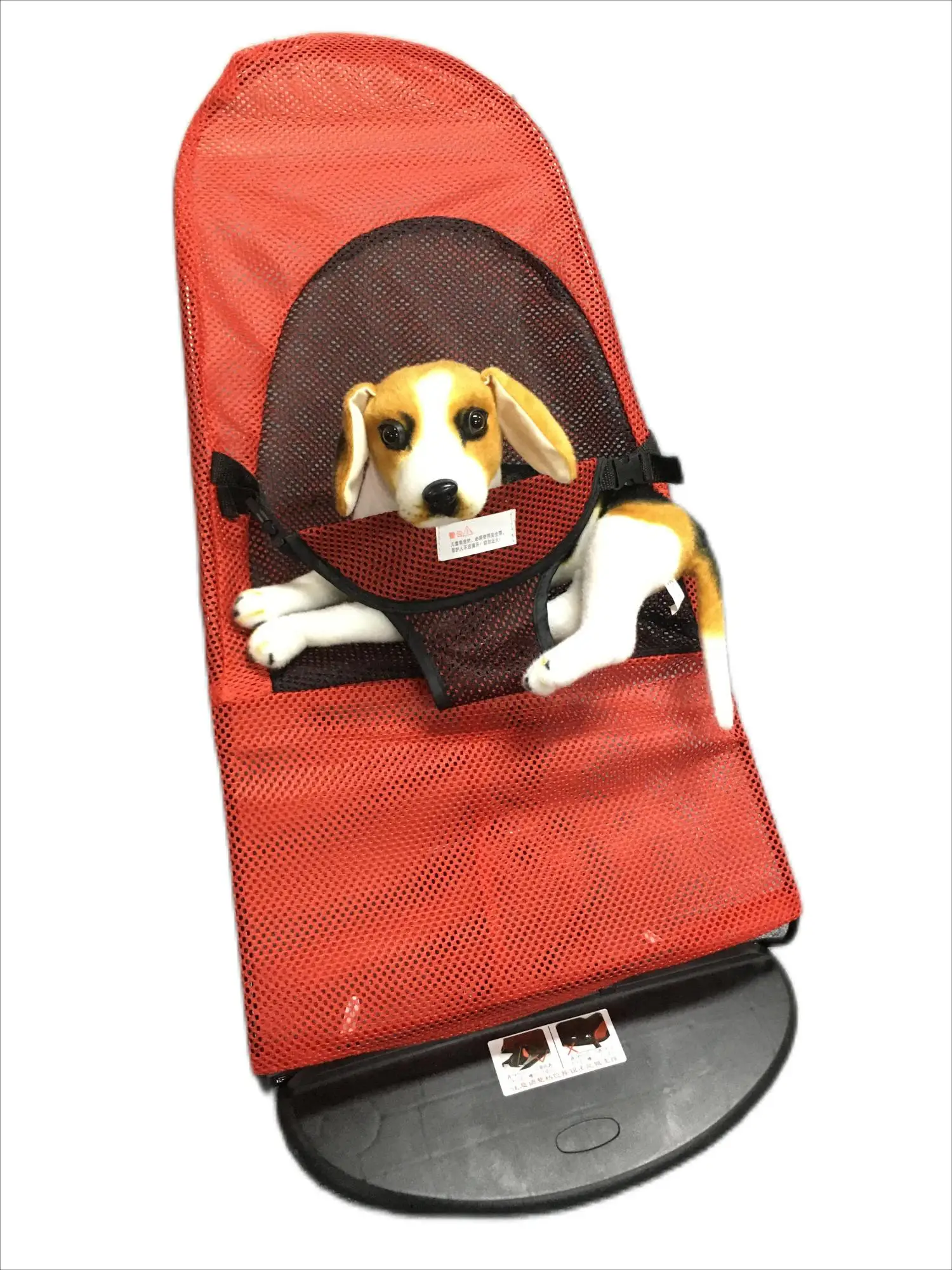 Stylish Comfortable Adjustable Portable Folding Elevate Pet Bouncer Puppy Dog Rocking Sleep Bed Chair