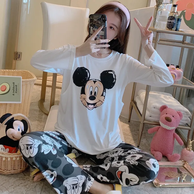 KEYIDI костюм для кормящих матерей с длинными рукавами для грудного вскармливания Пижама большого размера для беременных