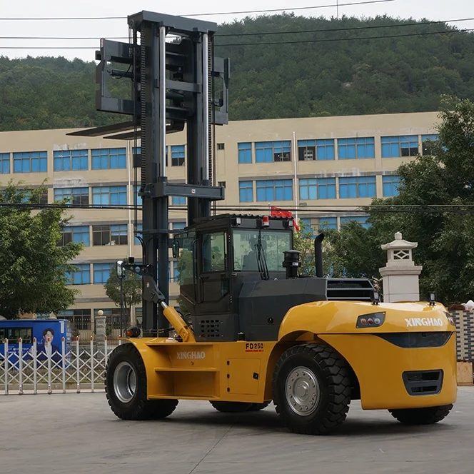 Xinghao epa 12- 16 ton all terrain beekeeping Container used Montacargas large  Fork Lift Truck Diesel Forklifts
