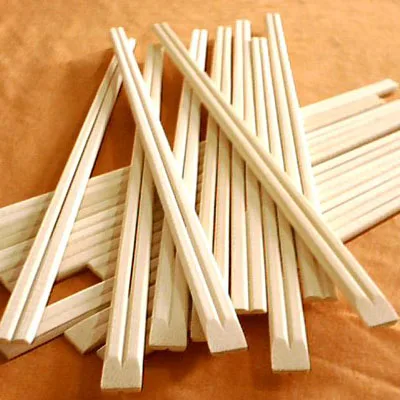 Eco-friendly biodegradable Disposable 21cm Tensoge Chopsticks without Knot