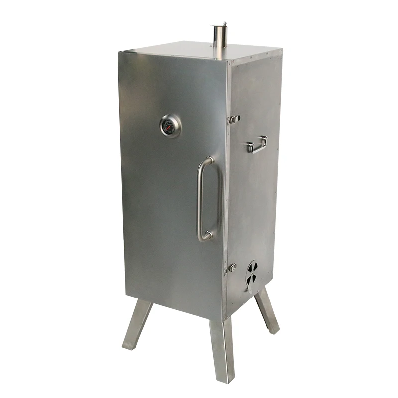 Professional Equipment Heavy duty vertical Steel Charcoal BBQ Grill Smoker