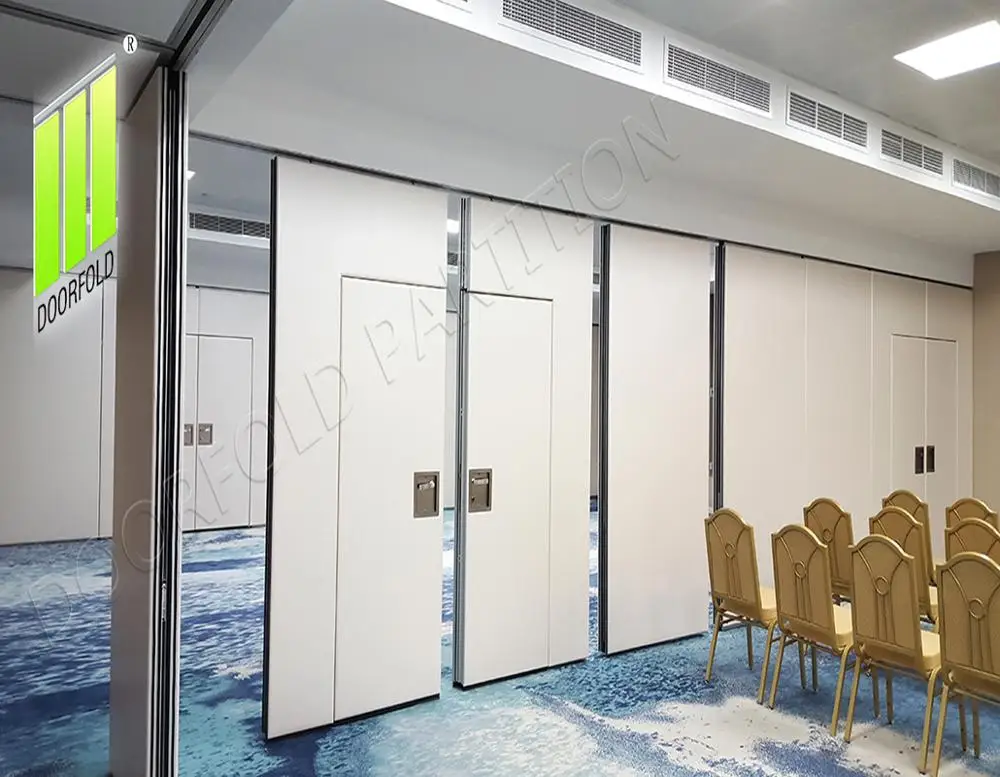 Китайский поставщик doorfold DF-100 стиль звукоизоляция подвижная перегородка