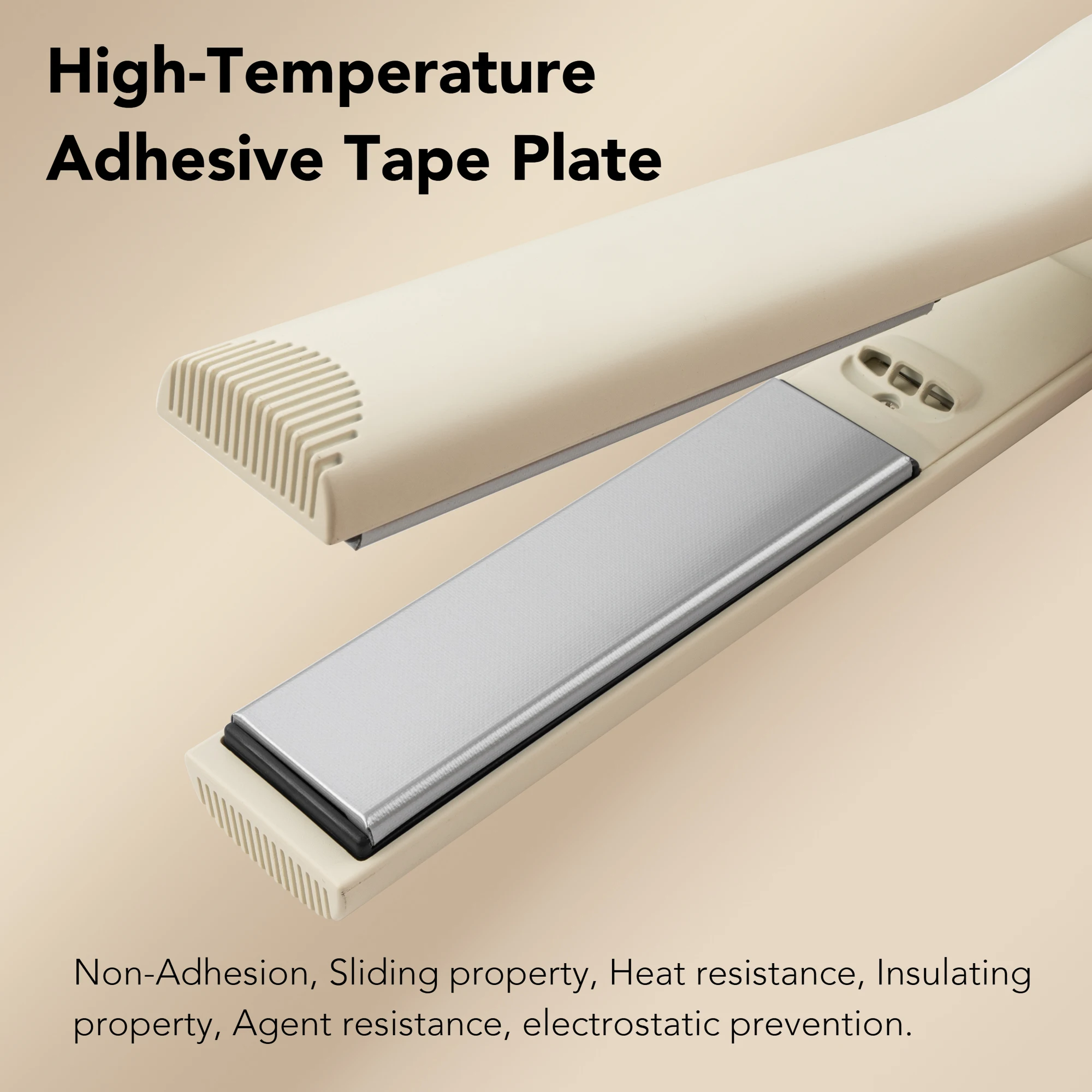 2025 NEW  MATERIAL Professional Hair Straightener with  Tape Function Fast Heating Hair Iron