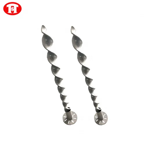 Steel The Sun Umbrella Base Ground Screw Wholesale Wall Stabilization Helix Piles