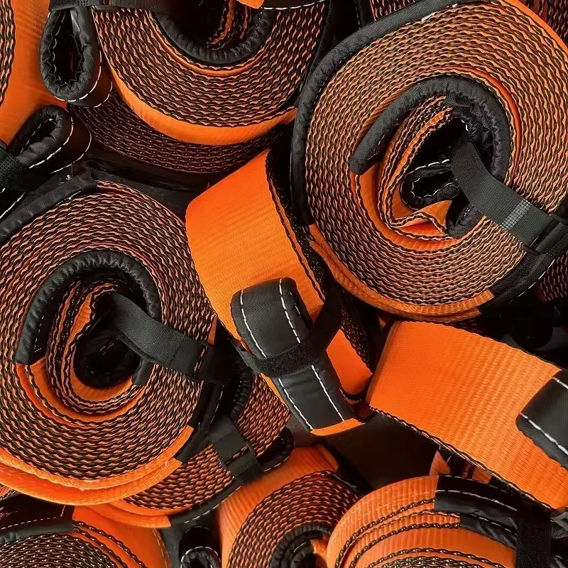 Tow strap for Vehicle  piggyback Recovery Tool Polyester Supply Car Boat 4x4 Off Road Recovery Towing rope