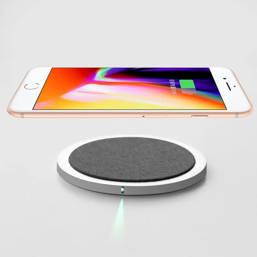 
Funxim W6 Wireless Charger Pad Ultra Thin Zink Alloy CNC Unibody Fast Charging Pad Magnetic Wireless Car Charger 