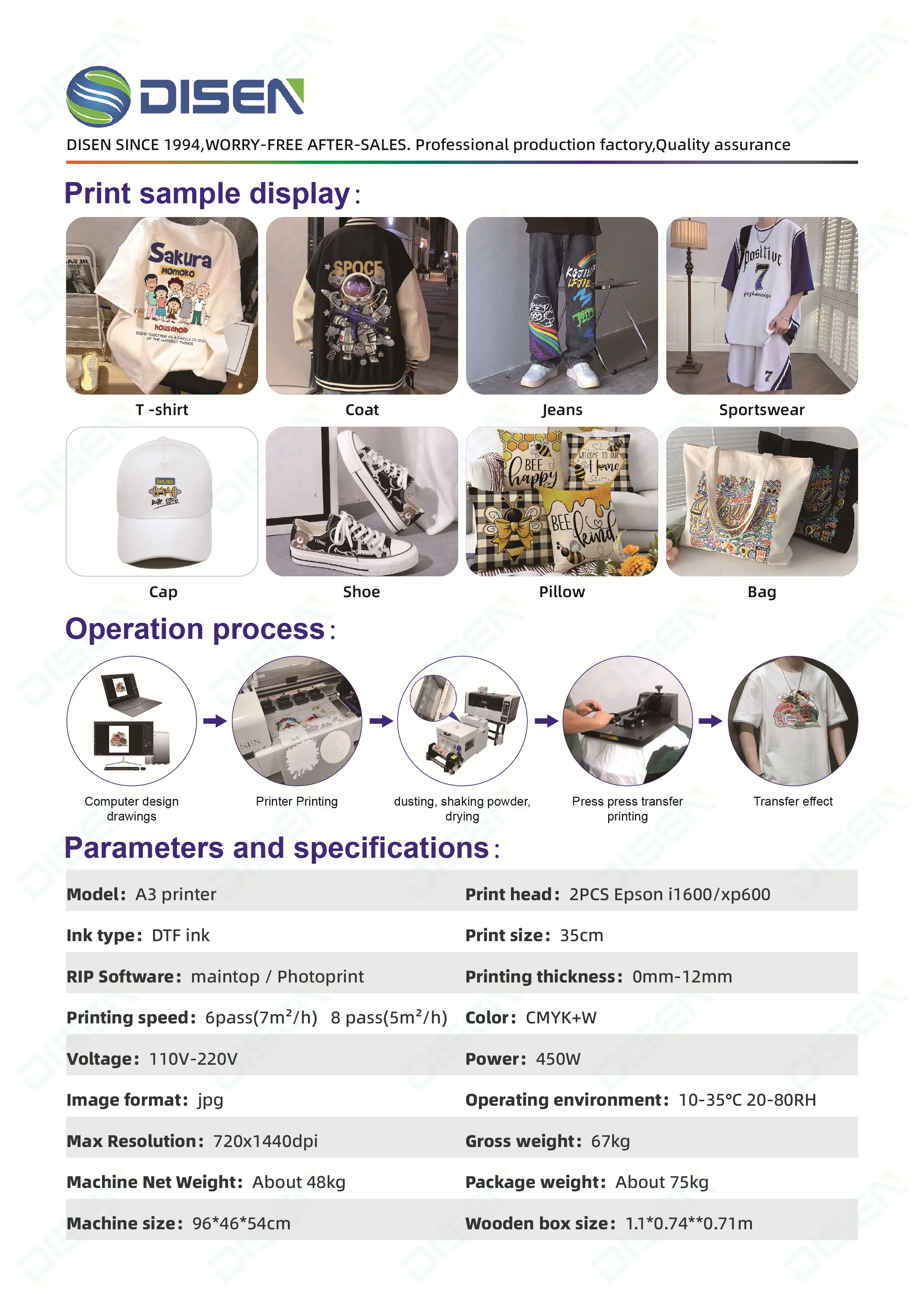 Small Business Machine Ideas Dtf Printers Printing 13 In A3 Automatic T-Shirt Xp600 Heads Dtf Printer For Clothe With Mini Owen