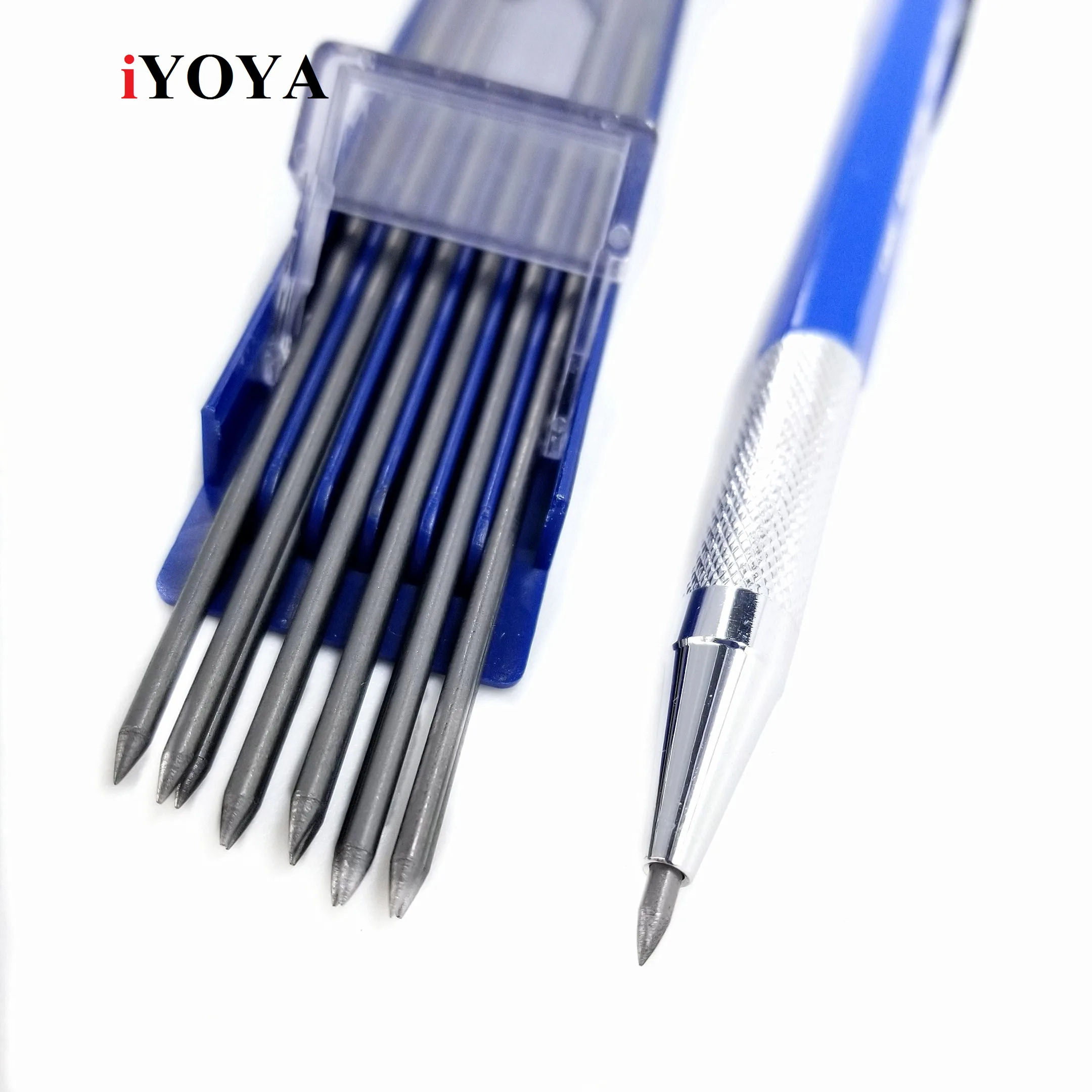 2.0 mm Lead Holder Metal Mechanical Pencil Automatic Mechanical Drafting Pencil for Draft Drawing Carpenter Crafting Art Sketchi
