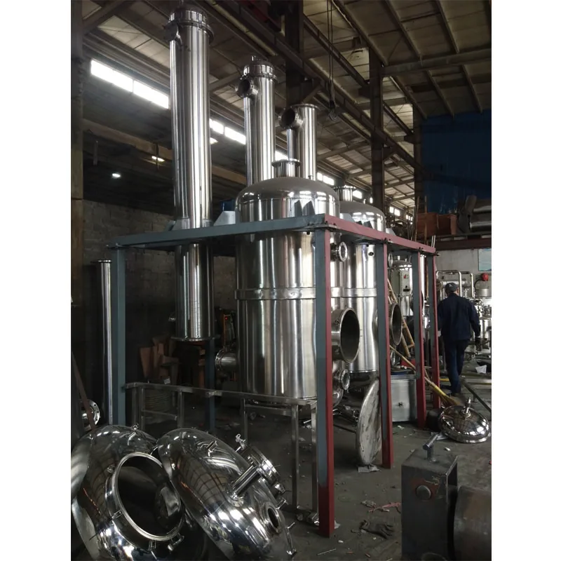 Falling Film Evaporator Lab Evaporator Pilot Test Compact High Efficiency Three effect liquid evaporator