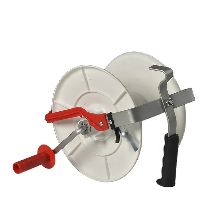 easy handing wind up rope electric fence polywire reel