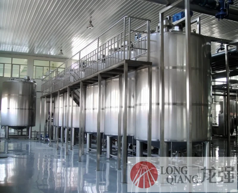 Fully Automatic Complete Of Condensed Milk Sweetened Processing Line For Dairy Plant