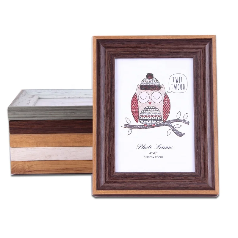 Wholesale Hot Sale PS Photo Frame 5 inch 6 inch 7 inch 8 inch 10 inch A4 Photo Frame  For Table Top Wall Decor
