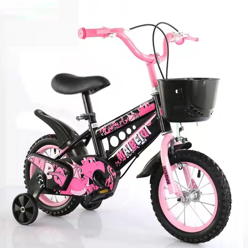 cheap high quality 12 14 16 18 inch baby quad bikes for kids bike carbon steel frame with training wheel children bicycle