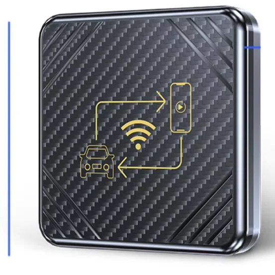 Hot carplay ai box wired to wireless carplay adapter to connected intelligent Android Auto car box