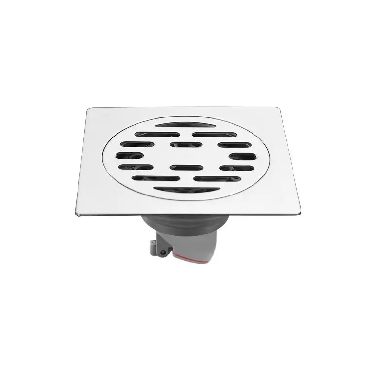 Factory Price Square Stainless Steel Anti-odor Shower Drain Bathroom Floor Trap Hair Catcher Floor Drain