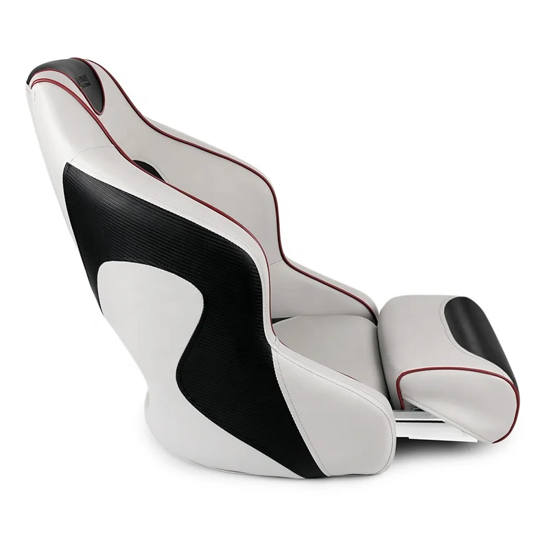 Deluxe Marine Seats Boat Booster Seat Flip Up Pontoon Boat Captains Chair