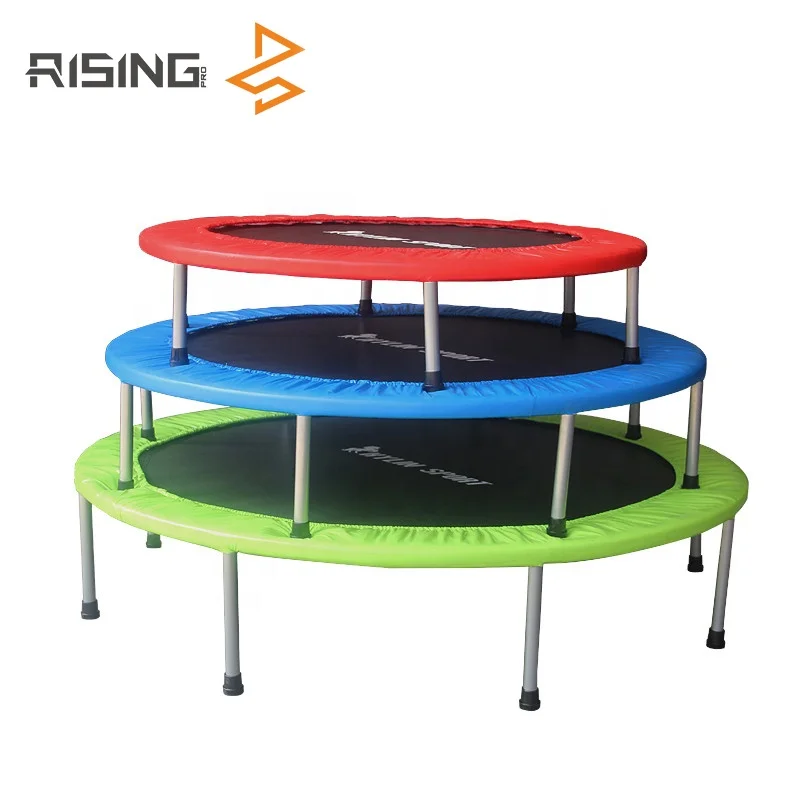 Different Sizes Sports Trampoline Without Handrail Fitness Mini Round Trampoline