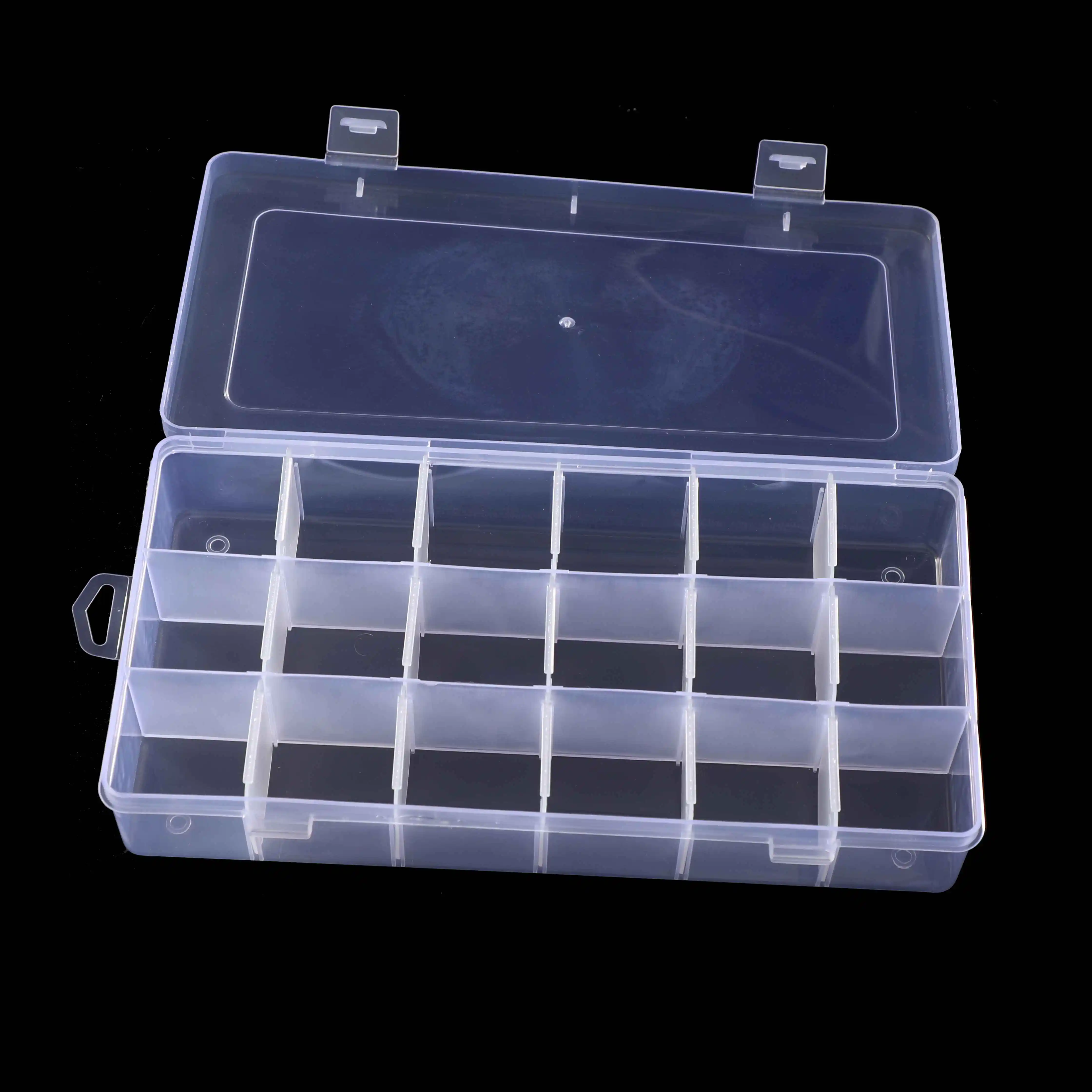 Hot Sell Pp Clear Organizer Packaging Recyclable Durable Transport Plastic 6 8 15  31 36 Slots Packing Box