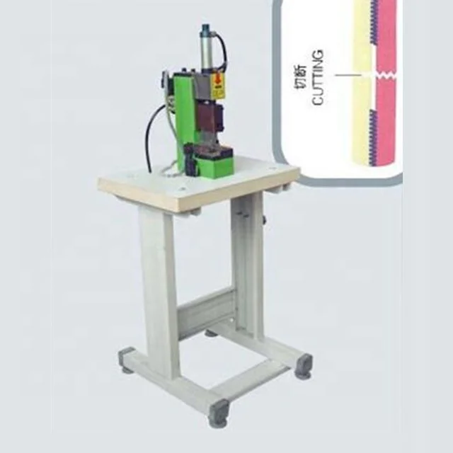 Semi Auto Zig-zag Type Plastic Zipper Cutting Machine