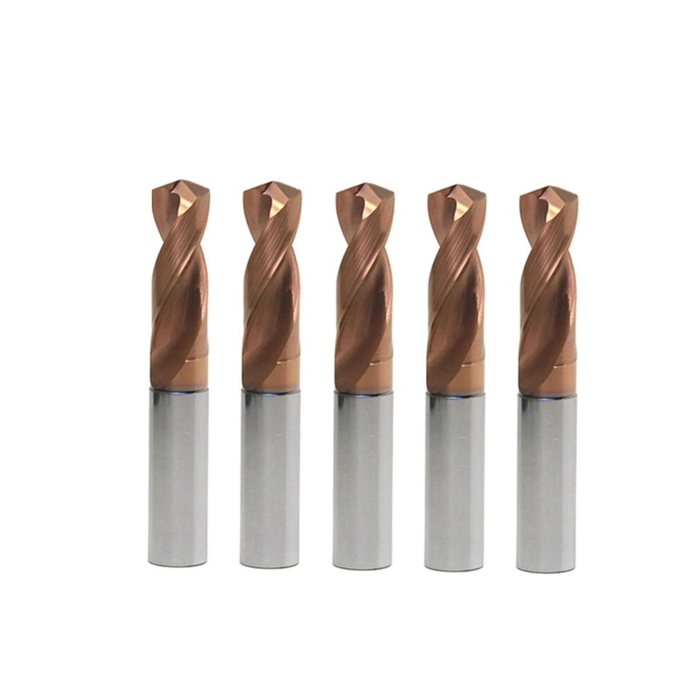 Wxsoon High Quality Milling Cutting CNC Machining Tools 3*D Tungsten Carbide Drill Bit For Stainless Steel