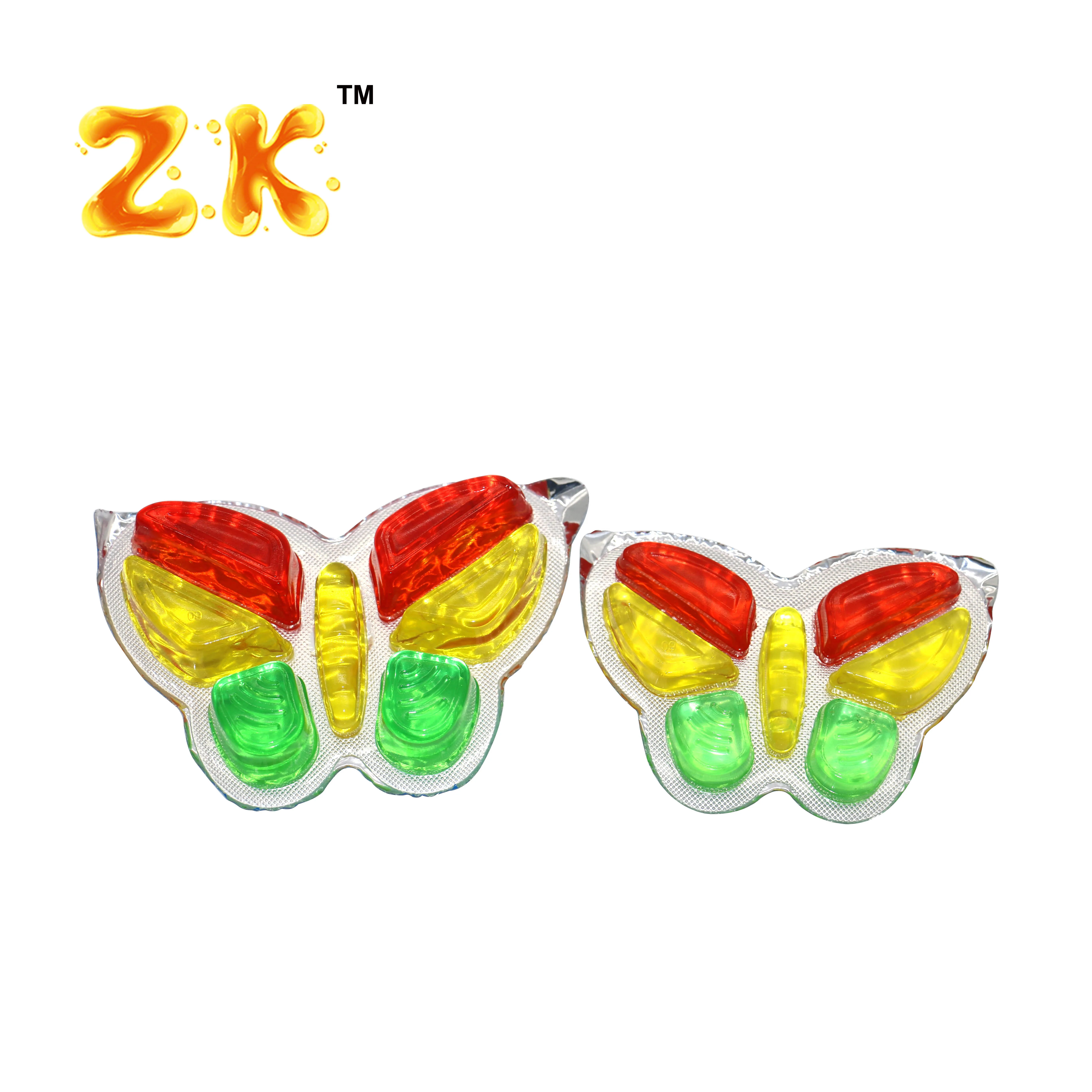 35g Mini Butterfly Shape Cartoon Jelly Cup Fruit Snack