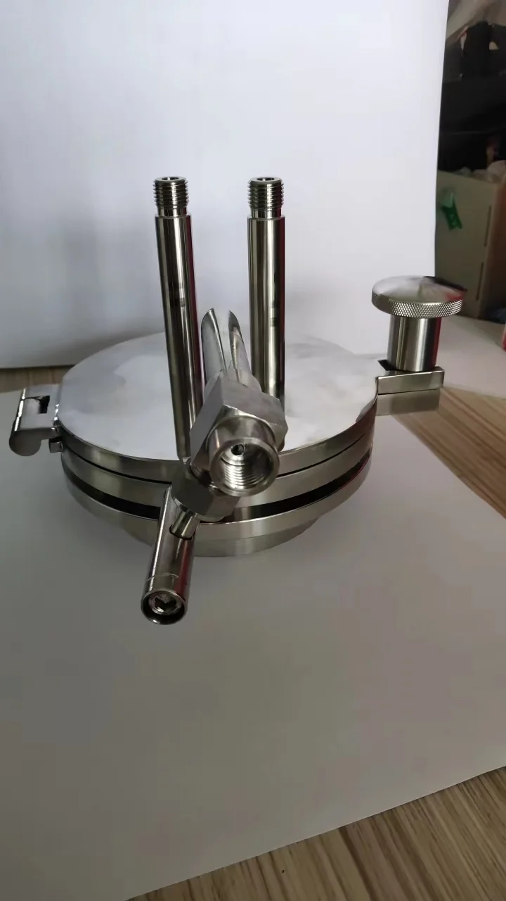 Customized  water cooled Vacuum Sealing Flange/quartz tube for tube furnace