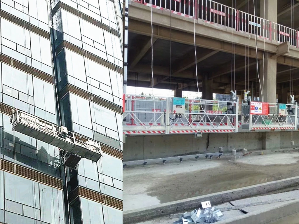 suspended scaffolding electric scaffold construction gondola for window cleaning