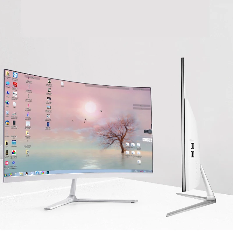 23.8 inch 1920*1080p core i3 i5 i7 desktop monoblock all in one pc for business office