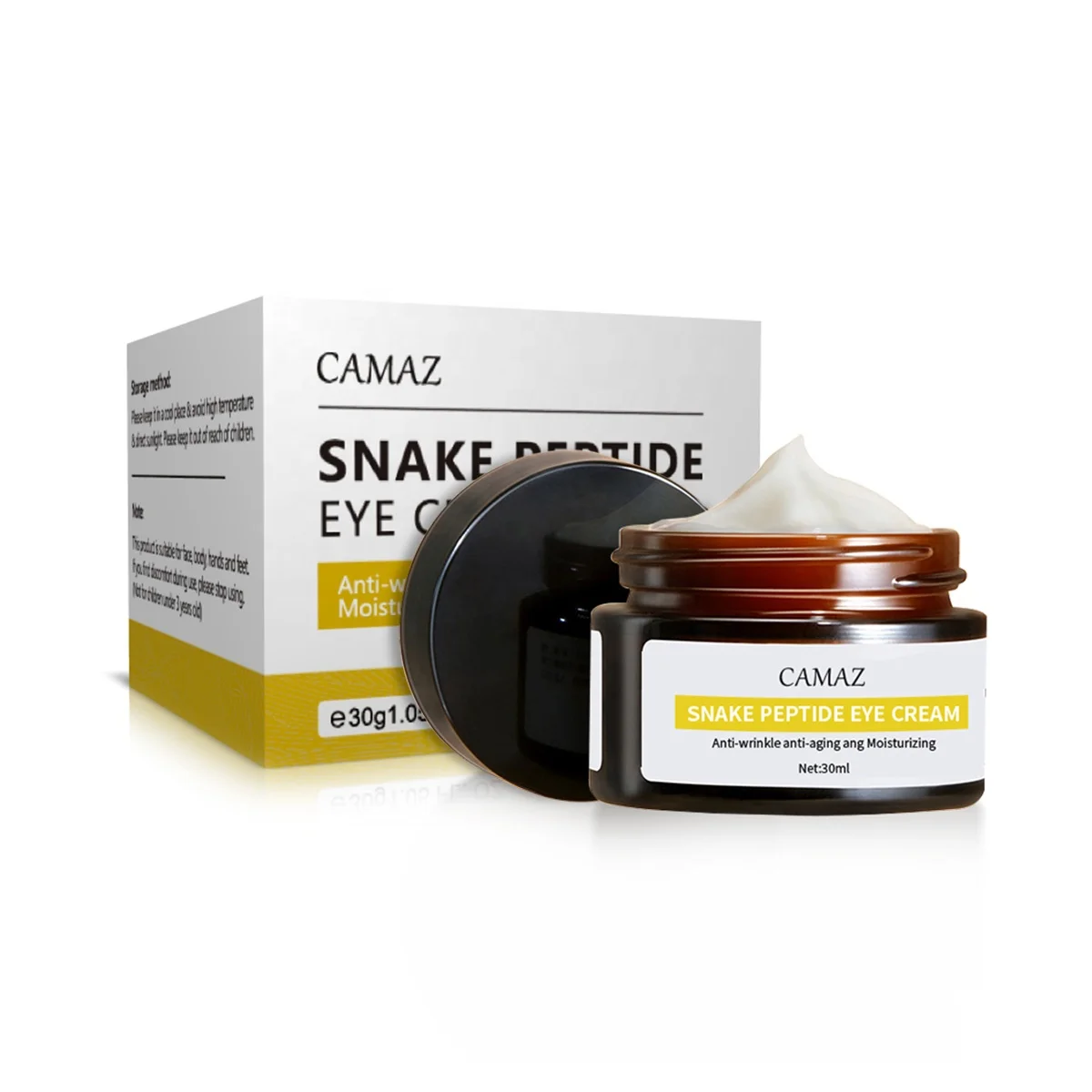 OEM  Anti--wrinkle Anti Eyes Bags Dark Circle Removal Cream Moisturizing Snake Venom Peptide Eye Cream For Women