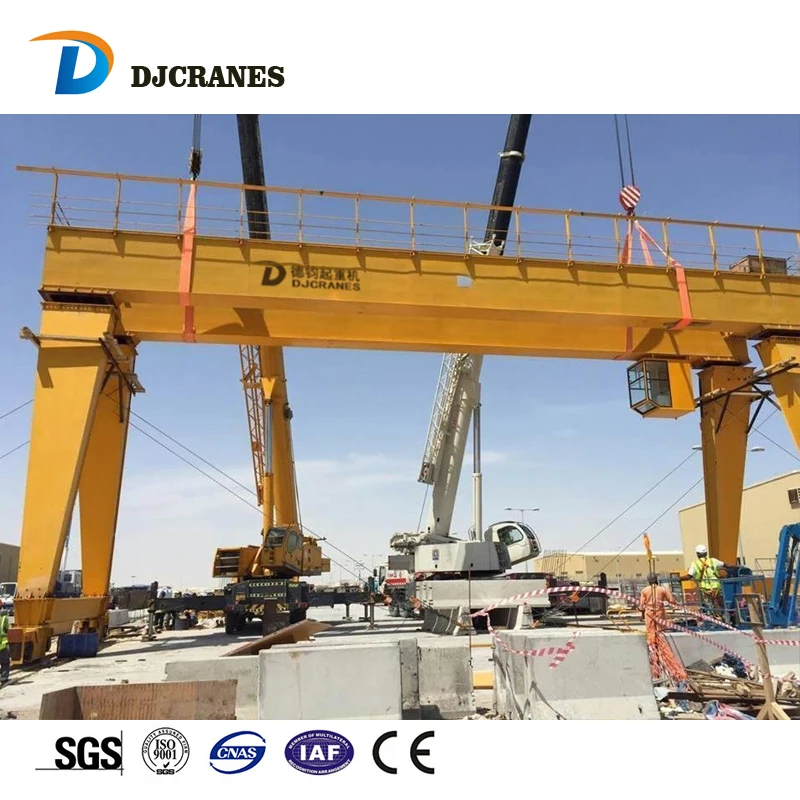 MG Type 5t 10t 15t 20t Traveling Double Girder Gantry Crane