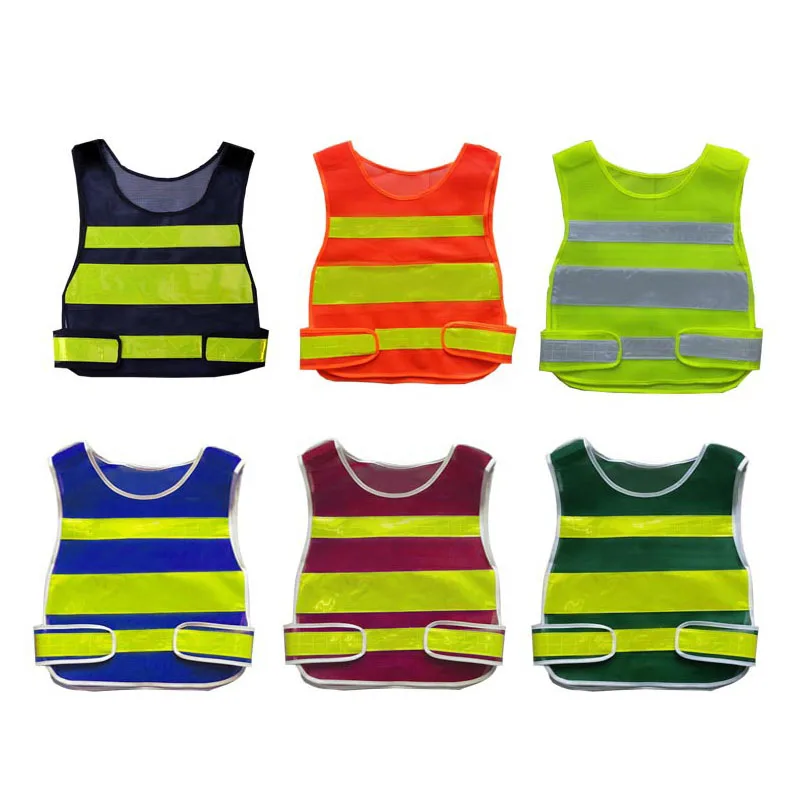 Cheap Logo Reflecting Blue Adult Security Surveyor Safety Reflective Vest Reflective Police Safety Working Vest