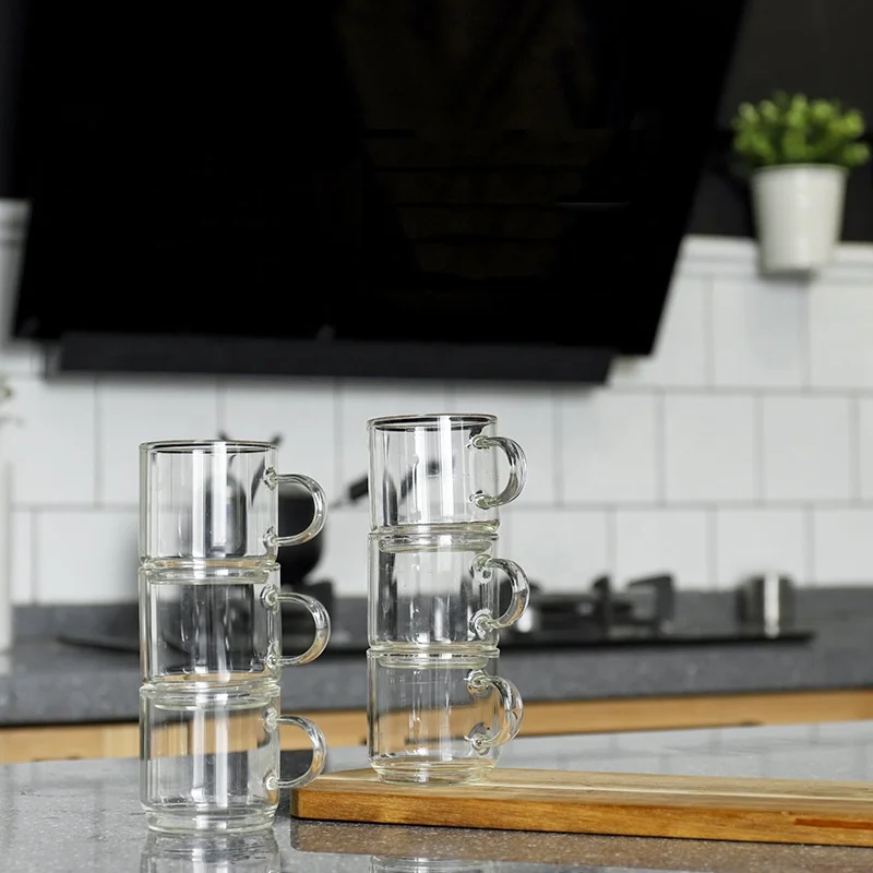 
Best Selling Reusable Borosilicate Water Drinking Glass Coffee Cup Be Your Own Home Barista 