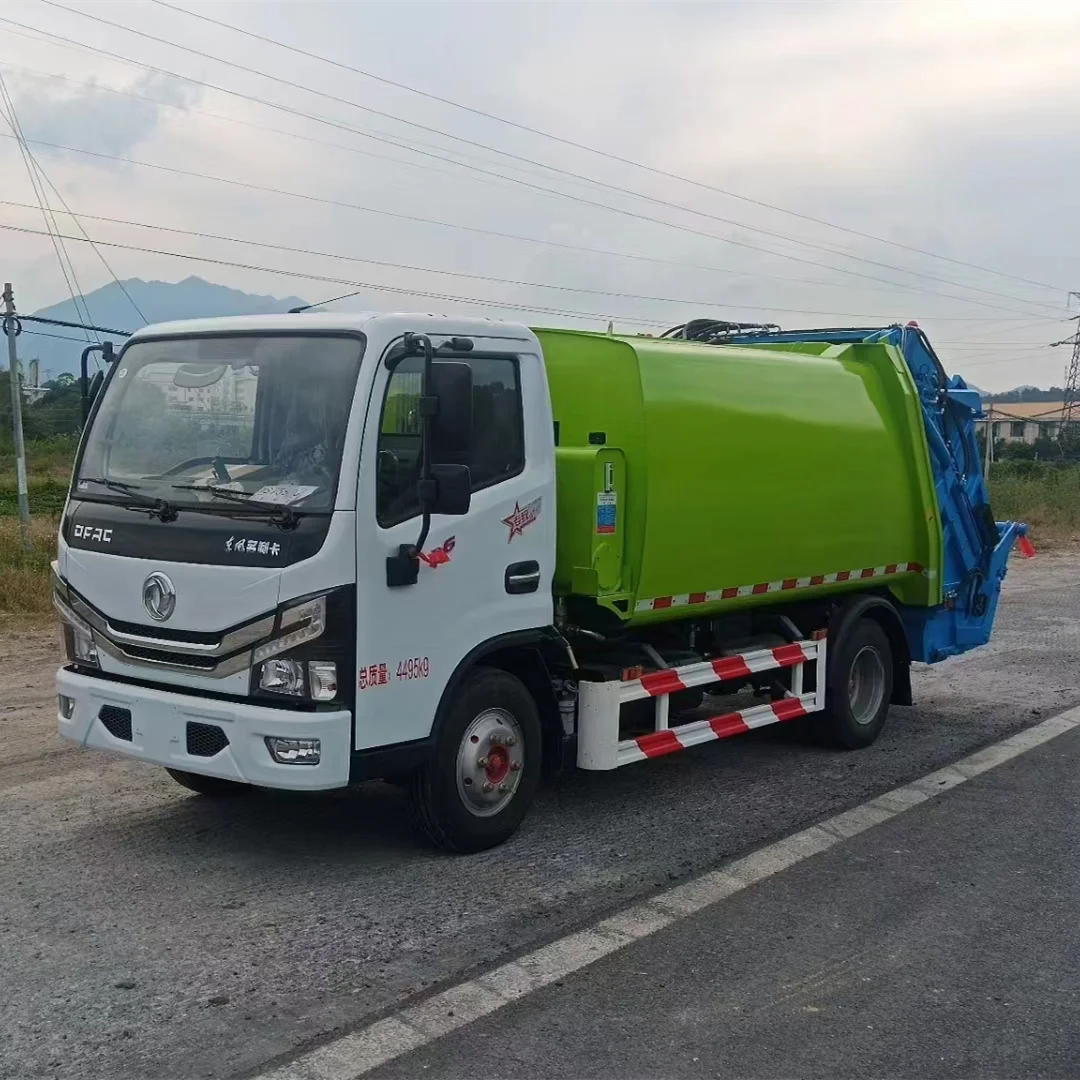 High quality new design rubbish collection mini compact road cleaning garbage truck
