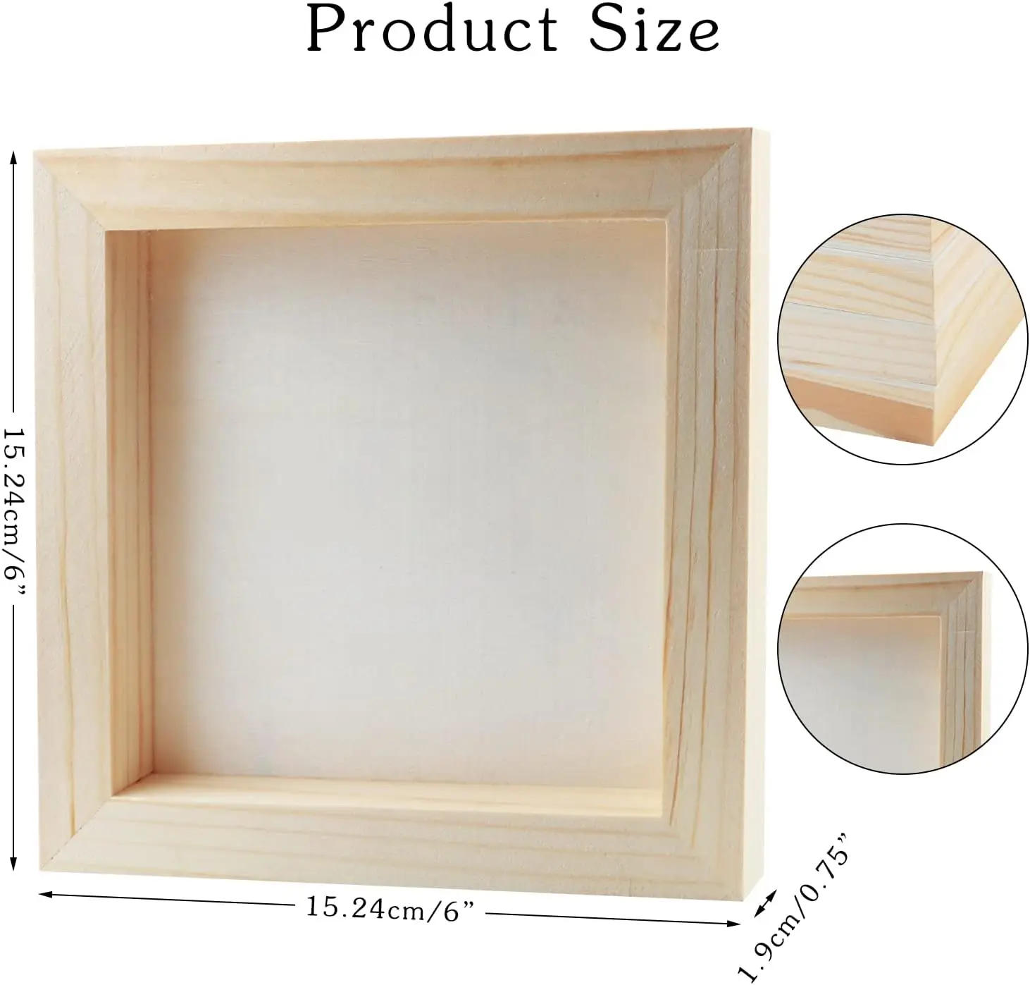 FSC Wood Canvas Panels Unfinished Wooden Plates rectangle Wood Arts Painting Crafts Boards