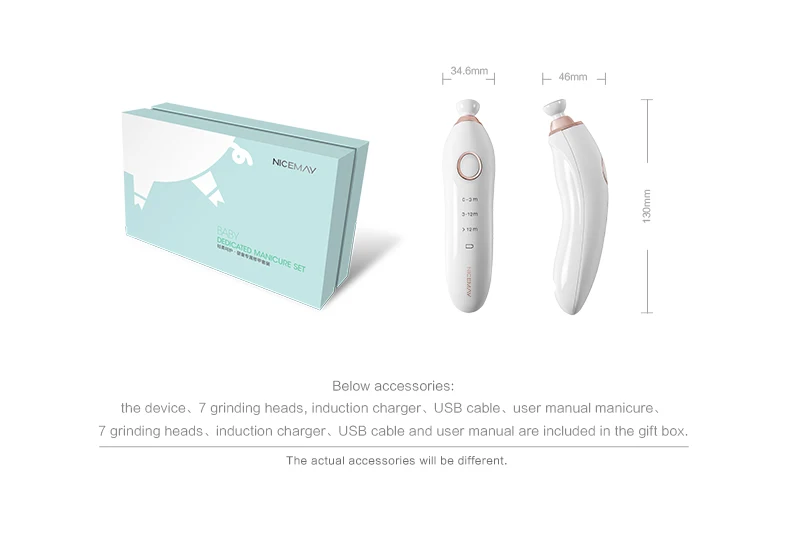 2020 Innovative Products Professional Baby Nail Trimmer Electric Baby manicure