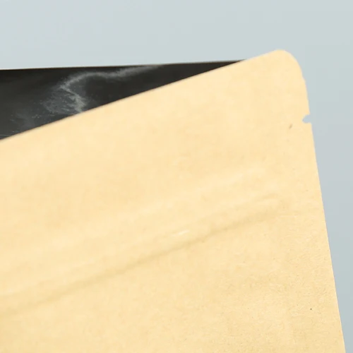 Wholesale Custom Printed Biodegradable Eco Friendly Compostable Recyclable Flat Bottom Packaging Zip Lock Kraft Paper Coffee Bag