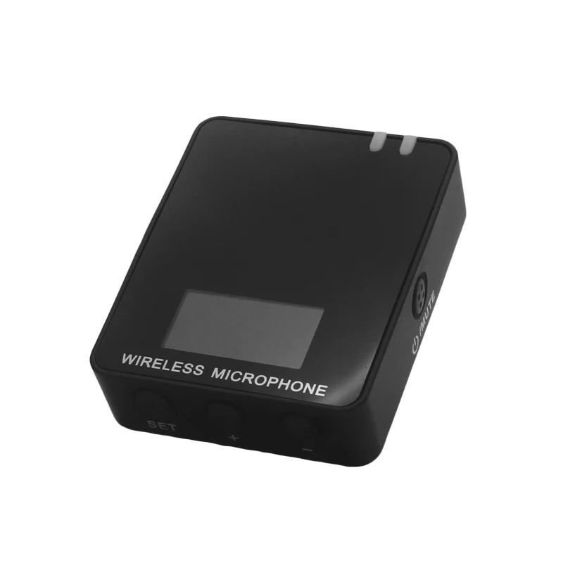 
 Audio UHF Wireless Interview Microphone Tie Clip On Wireless Lavalier Microphone  