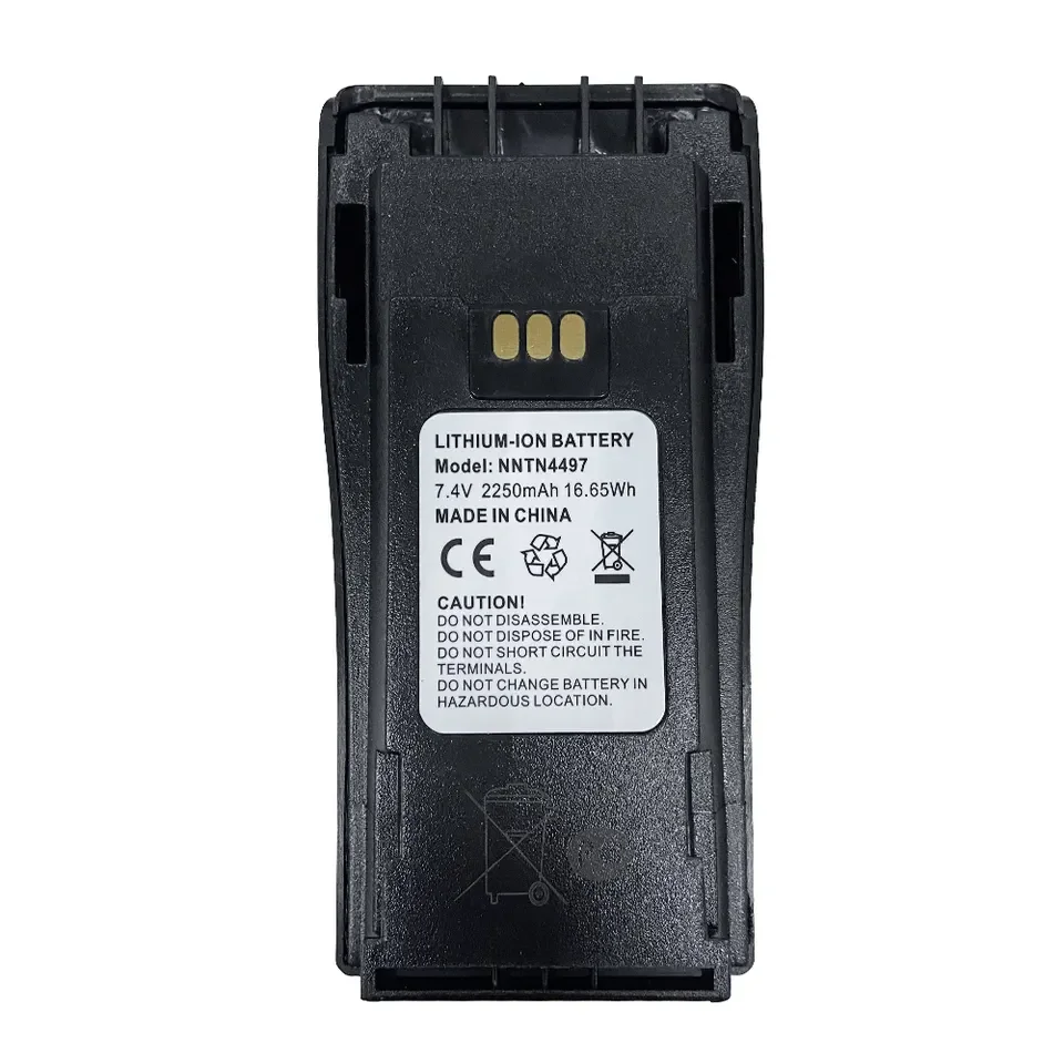 NNTN4497 2250mAh Li-ion battery fit for MOTOROLA radios DEP450 EP450S CP200D EP450 PR400 CP200 DP1400 CP040 CP140 walkie talkie