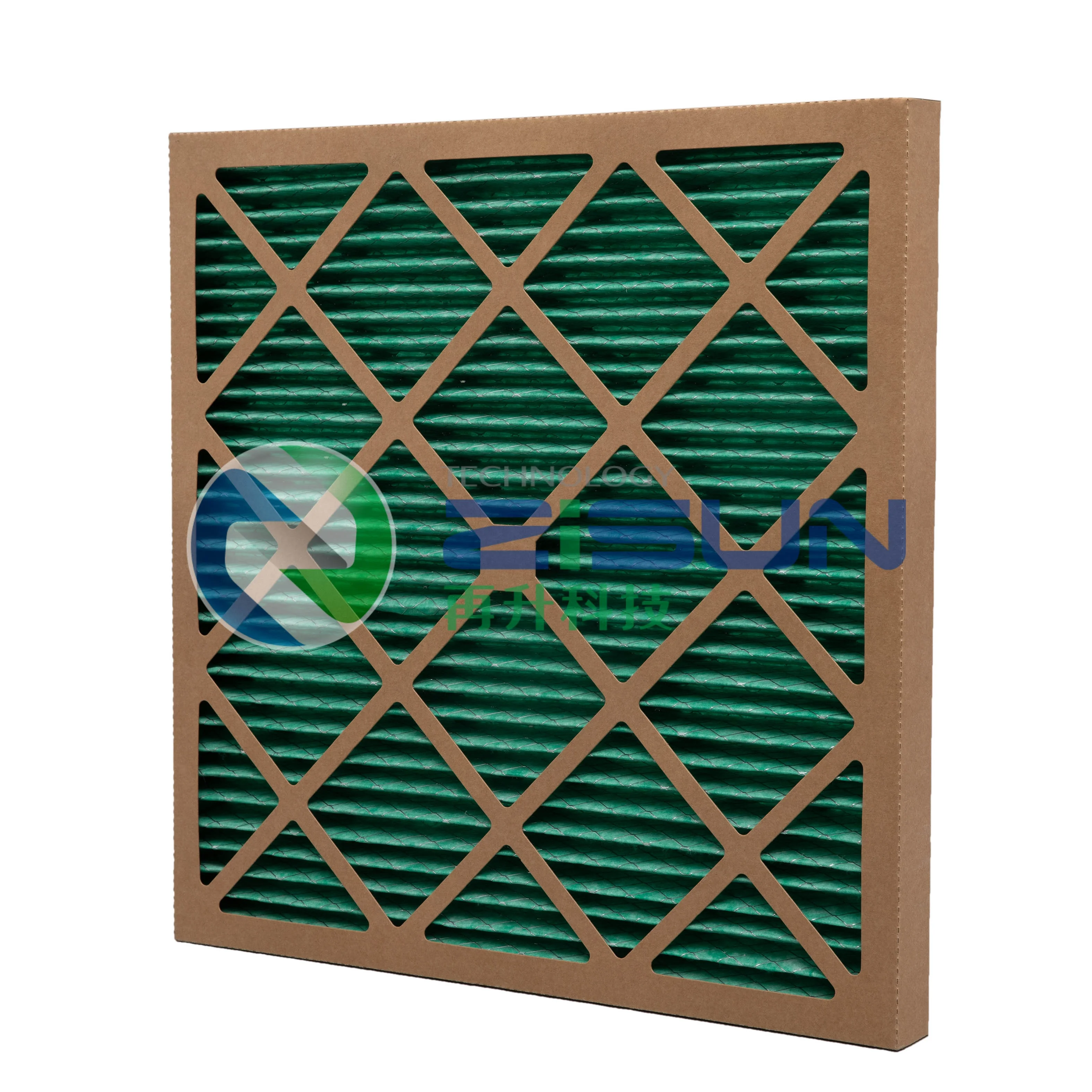 G3 / G4 panel pleat HVAC cardboard frame air filter