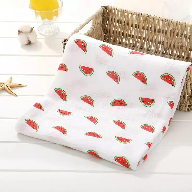 New design 70% bamboo 30% cotton baby 2 layers baby blanket gauze soft swaddle for newborn baby fabric