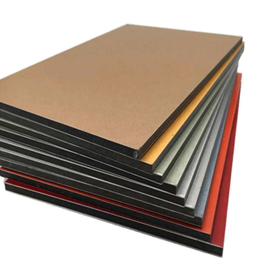  Eco-friendly 4x8 / 4X10 Feet Aluminum composite panel Unbroken Core Sandwich Panel for Partition