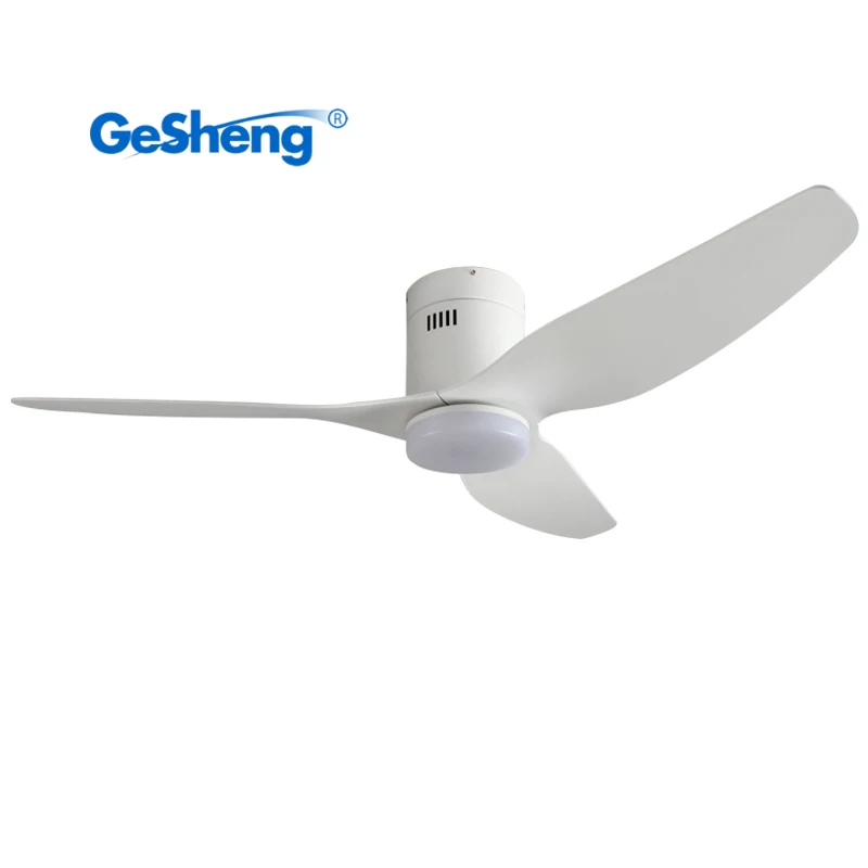 China manufacturer modern design 42 52 inch indoor bedroom smart 3 ABS blade dc bldc remote control white ceiling fan