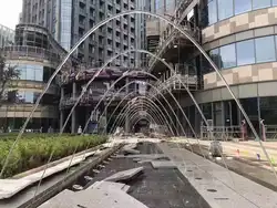 the latest easy install variable speed programmable DC24V dmx512 music dancing laminar jumping fountain jet for swimming pool