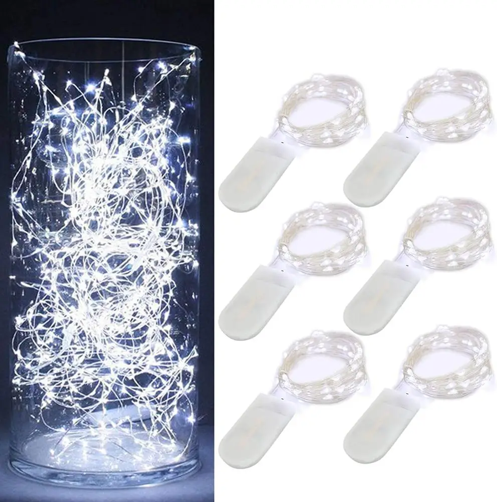 10ft(3m) LED Starry String Lights 30 Micro LEDs on Silvery Copper Wire for DIY Wedding Christmas party decoration