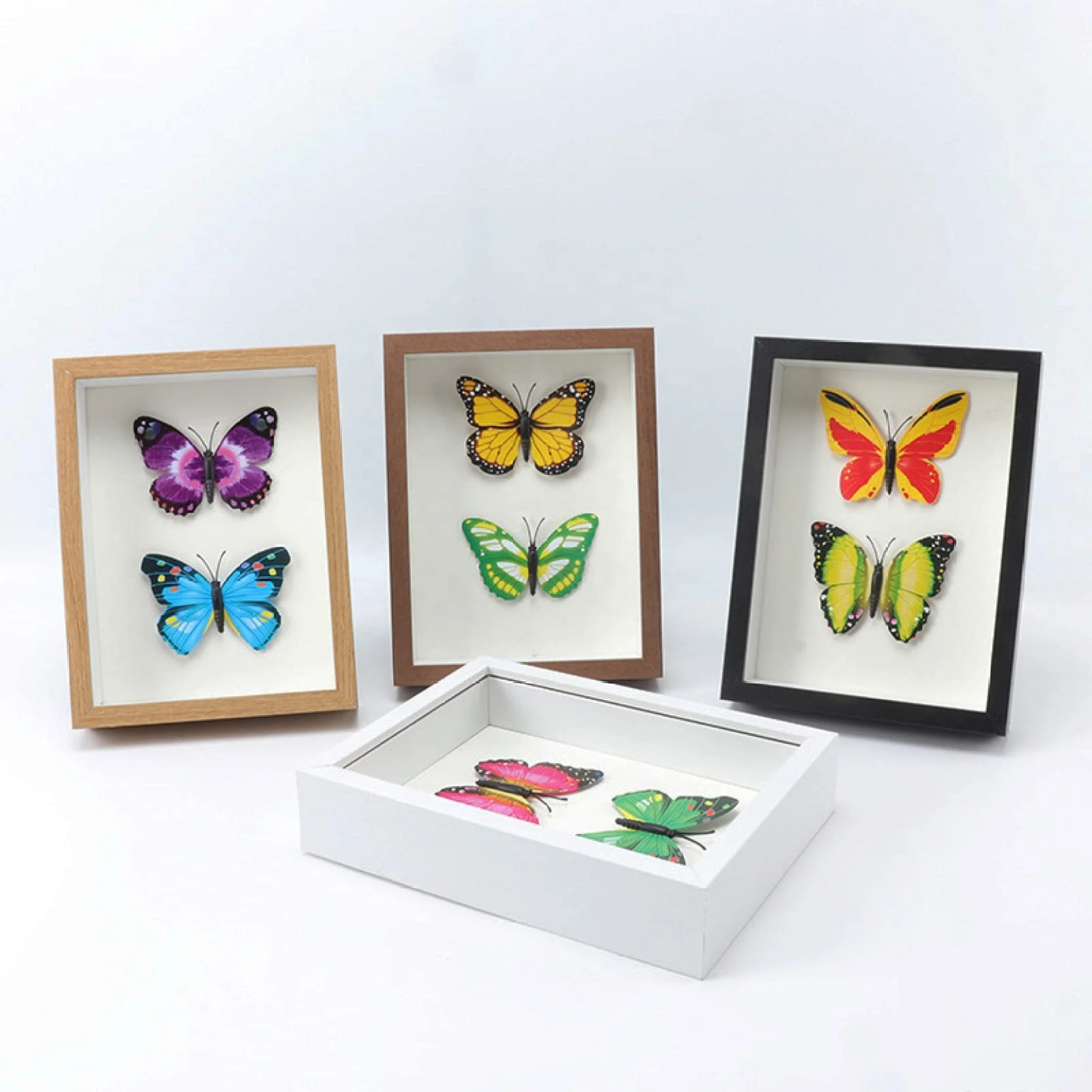 Creative Wooden Photo Frame for Dried Floral Specimen Butterfly Specimen Collection Display Photo Frame Solid Wood Photo Frame