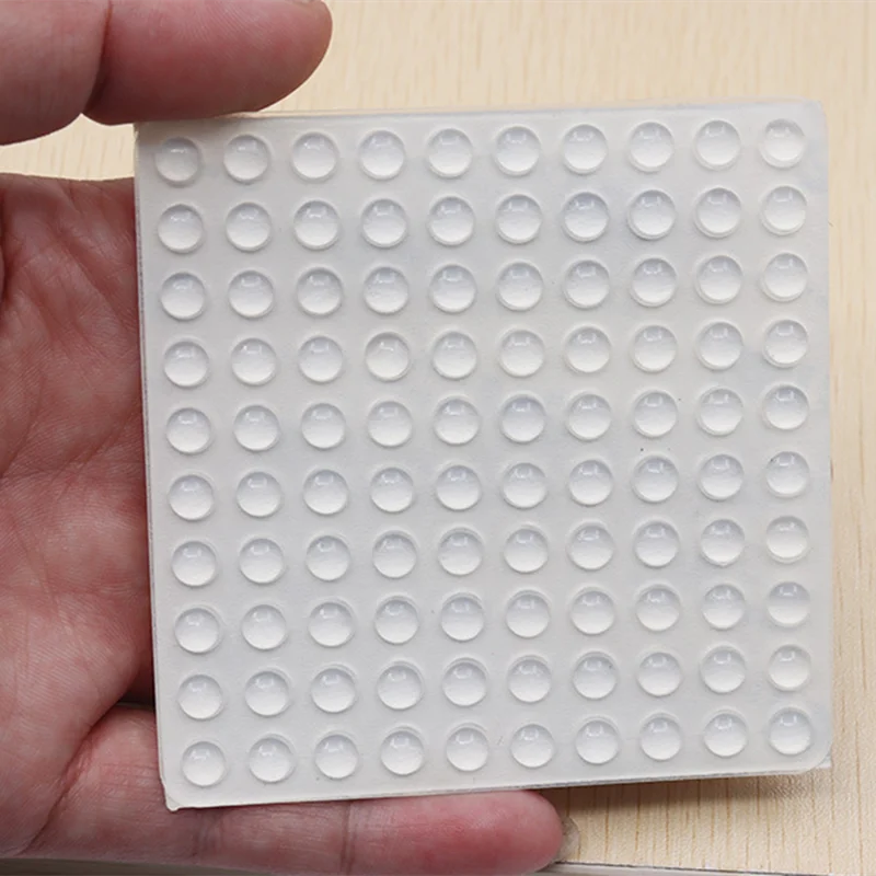 Custom Silicone Pads Anti-scratch Silicone Dots Anti Slip Bumper Adhesive Pads for Furniture Protection