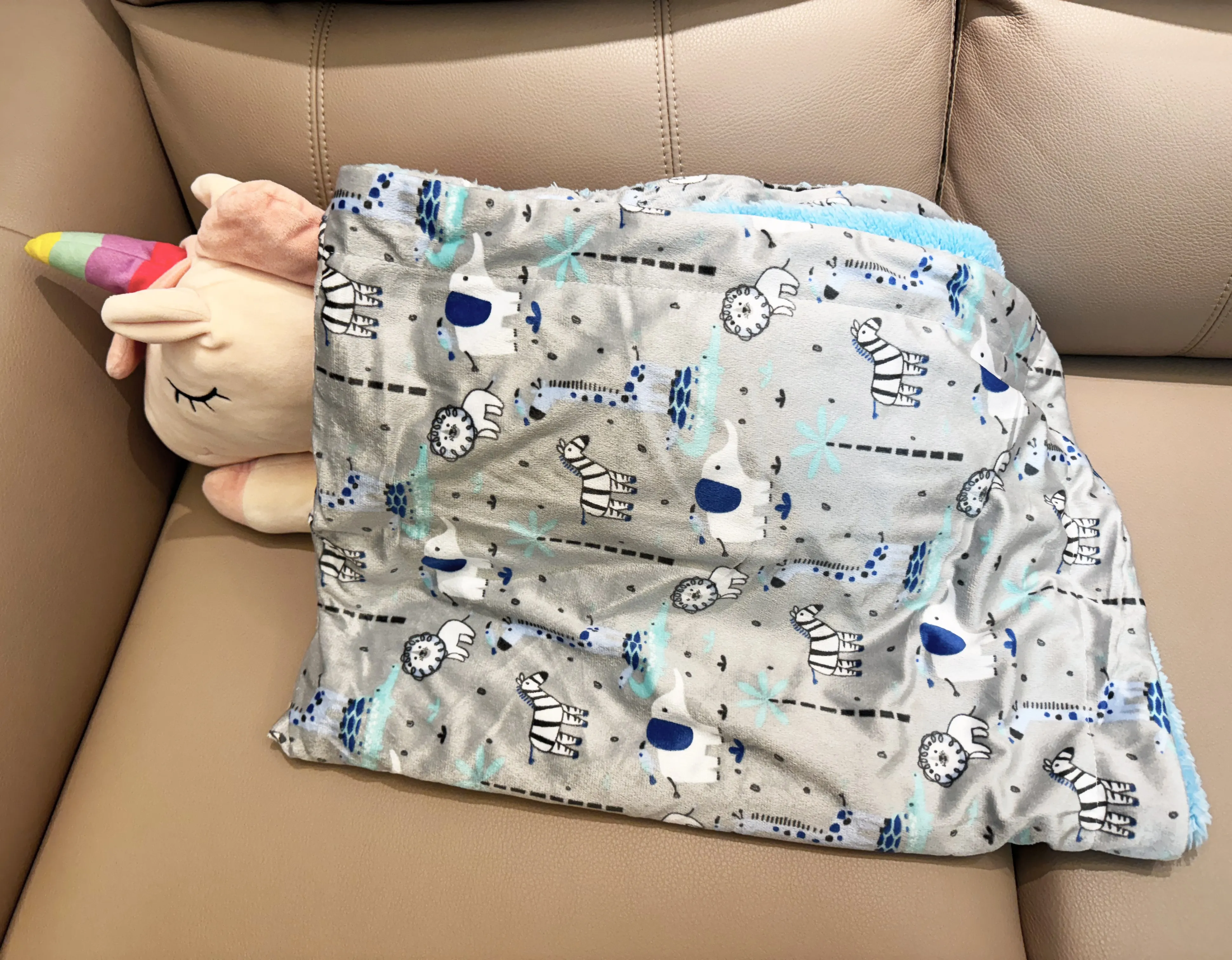 Plush double flannel fleece baby blanket Soft blanket for newborns and toddlers