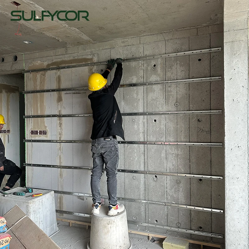 Fire resistant interior & exterior decorative PVC film wall mgo board wallboard magnesium sulphate sheet sandwich cladding panel