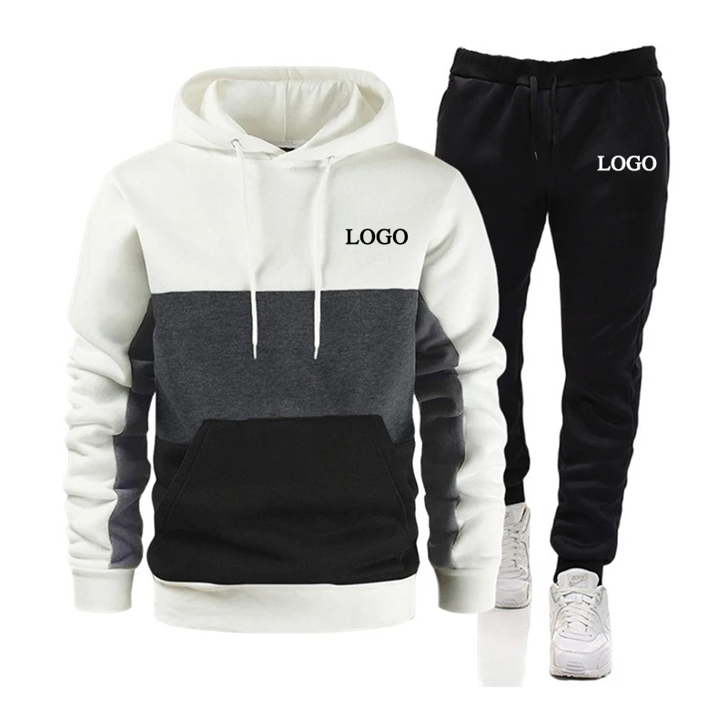 Chinjane Sweatpants And Hoodie Set Jogger Set Jogging Suits Blank Track Sweat Suits Custom Print Logo Tracksuits For Men